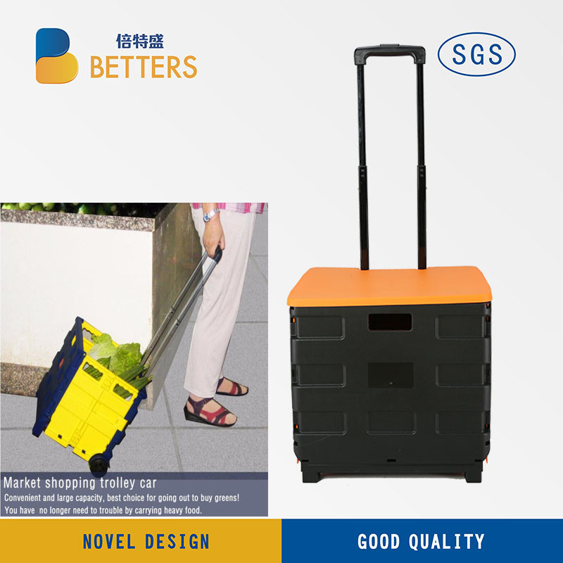 Moving Folding and Portable Luggage Shopping Trolley Box