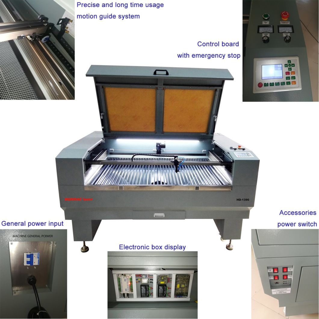 80W 100W 130W Laser Cutting Engraving Machine