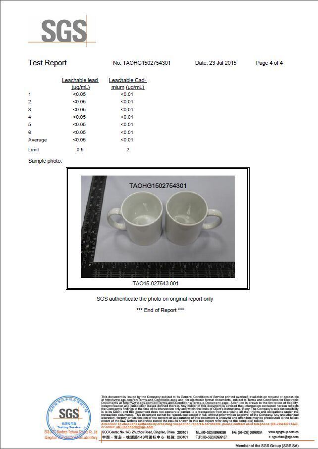 11oz China Sublimation Ceramic/Porcelain Mug for Heat Transfer