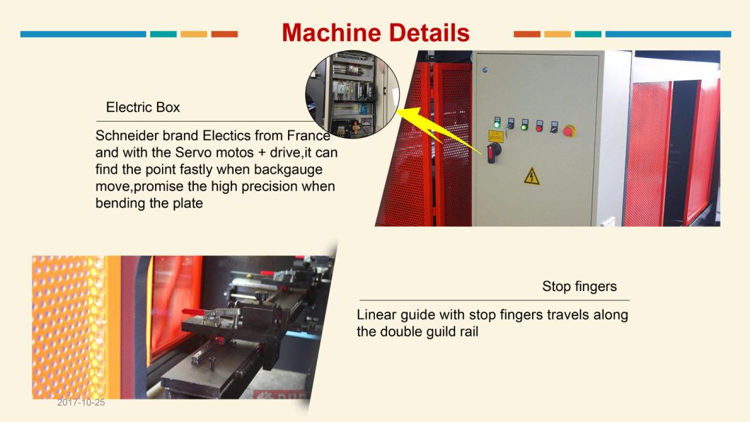 Wc67K 160t 3200 Automatic Sheet CNC Press Brake Machine