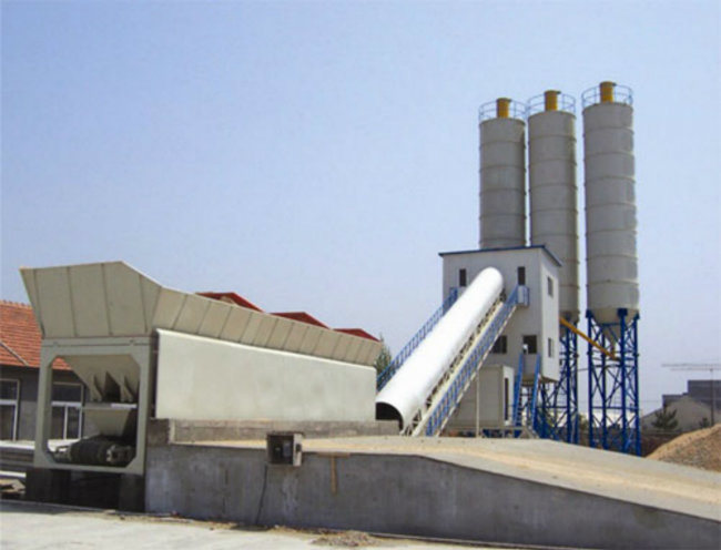 Best Price Belt Conveyor Hls Concrete Batching Plant on Sale