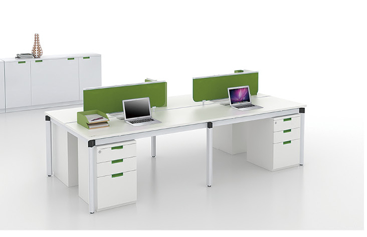 Modern Design 4 Seats Office Modular Workbench with Different Colors