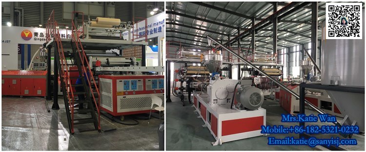 Plastic PVC Flooring Waterproof Spc Flooring Production Machine Extruder