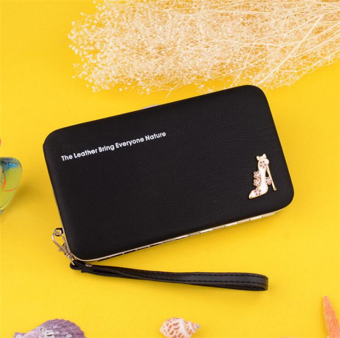 Hotsale Korean Style High Heel Wallet Phone Case Ladies Purse Wallet for Women