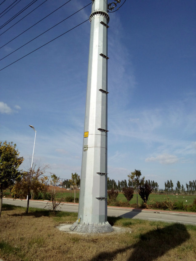 Galvanized Steel Round Tubular Telecom/Communication Pipe/Pole /Tower