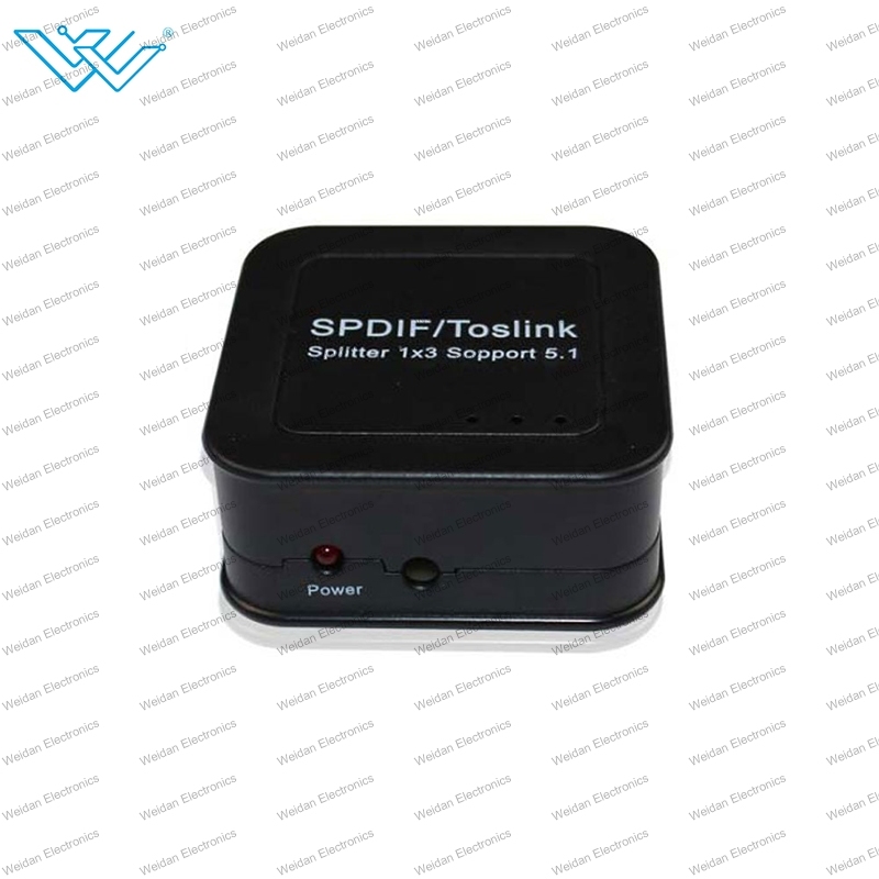 Optical Audio 5.1 Splitter 1X3 Spdif/Toslink Digital Switcher