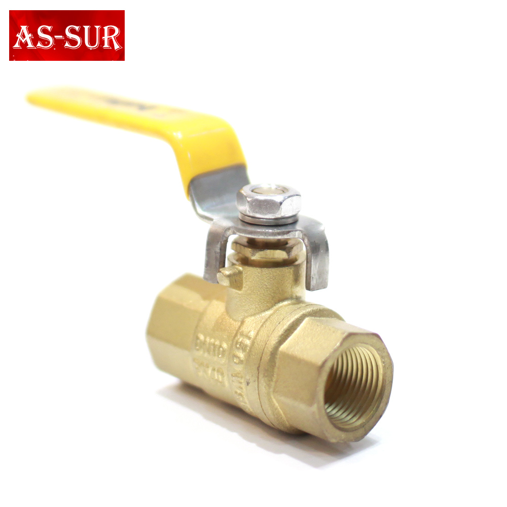 Butterfly Handle Mini Gas Ball Valve with Connector