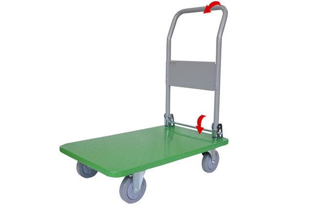 Durable Folding Stainless Steel Platform Hand Cart