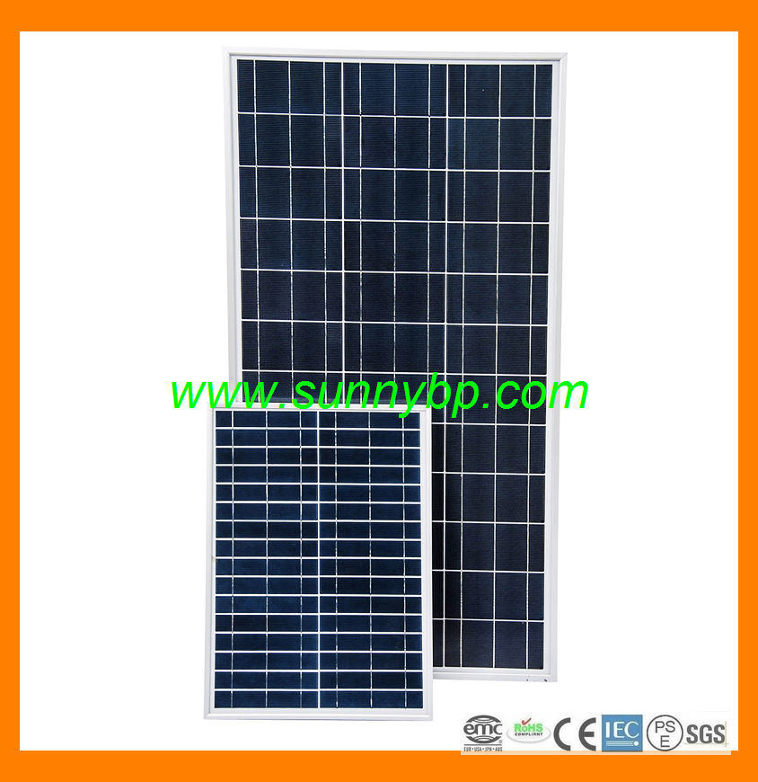 10W-20W-50W-100W Poly Solar Cell Panel with CE-IEC-ISO