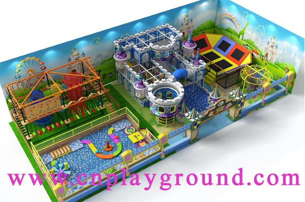 Soft Play Indoor Playground with Climber Castle Trampoline and Soft Adventure (HD-16SH02)