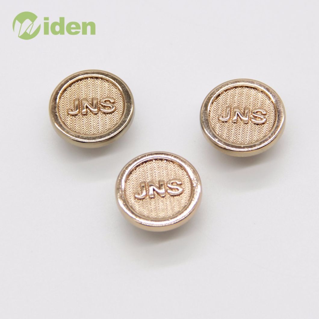 Customized Gold Jeans Button Zinc Alloy Metal Button for Denim Clothing Button