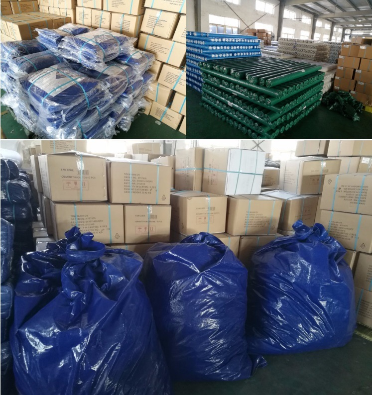 200GSM High Quality Blue Color PE Tarpaulin Fabric