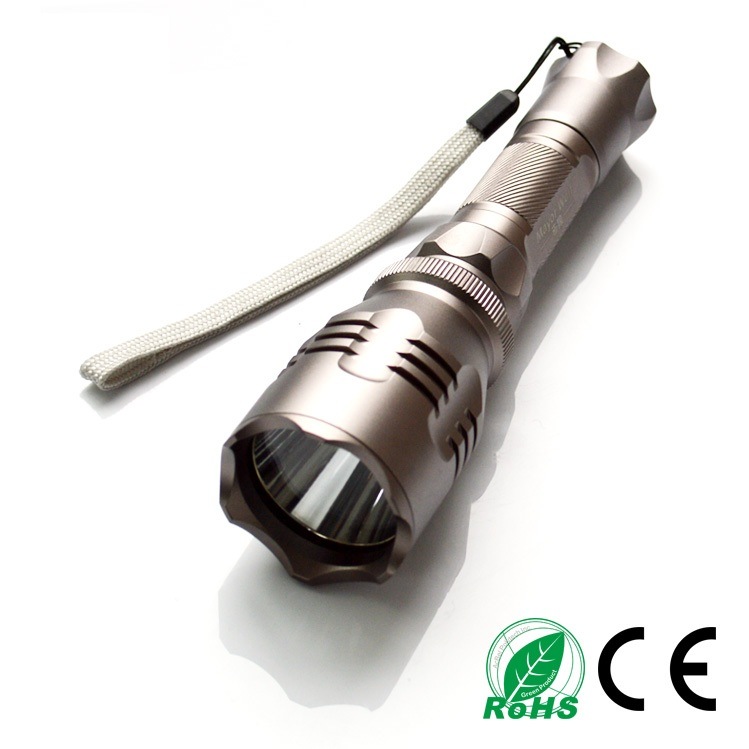 Aluminum CREE Q5 5W 5 Modes Rechargeable LED Torch