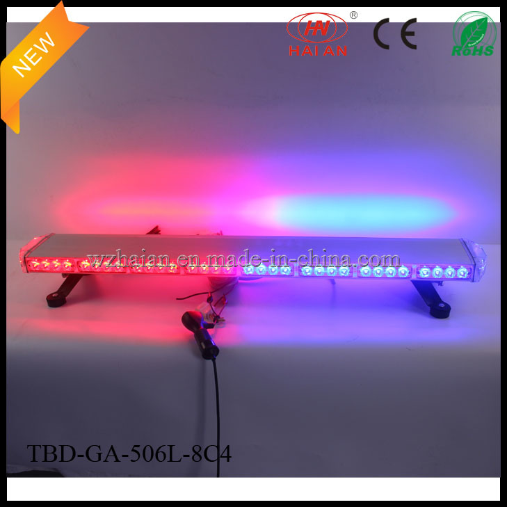 Red and Blue LED Aluminum Lightbar for Safety Warning