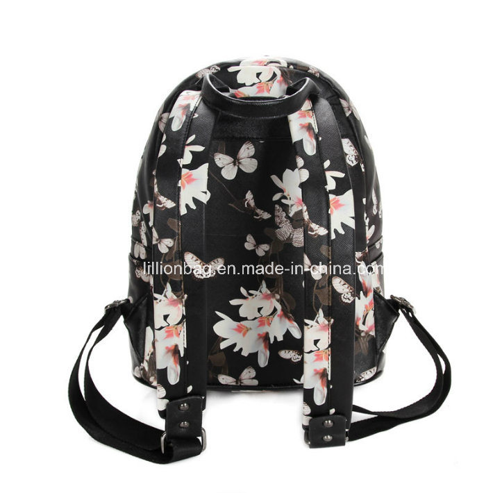 Hot Fashion Girl's Printed Flowers Backpacks for Ladies Travel Shopping