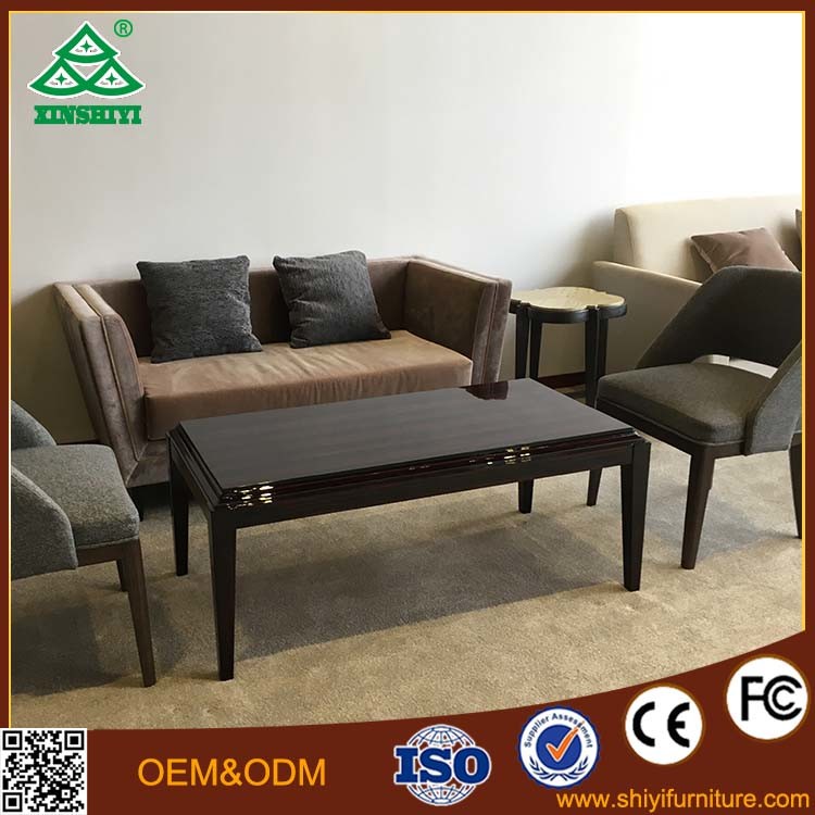 Solid Wood Sofa Set Wood Frame Chesterfield Sofa