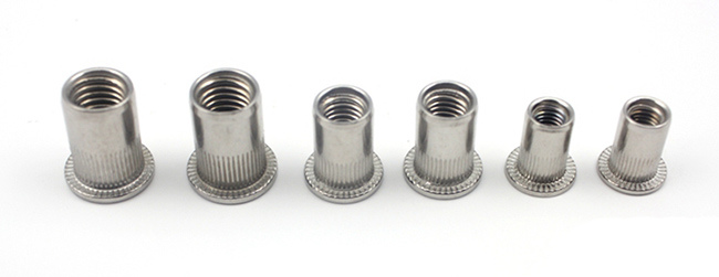 Stainless Steel Knurled Countersunk Head Rivet Nut