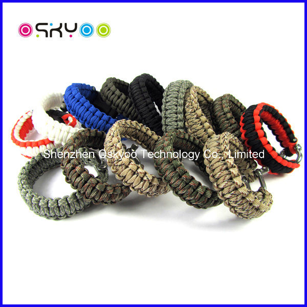 7 Core Rope Braided Nylon Paracord Survival Bracelet