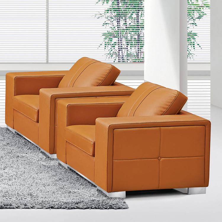 Executive Type Colourful Leather Office Seating for Boss Room