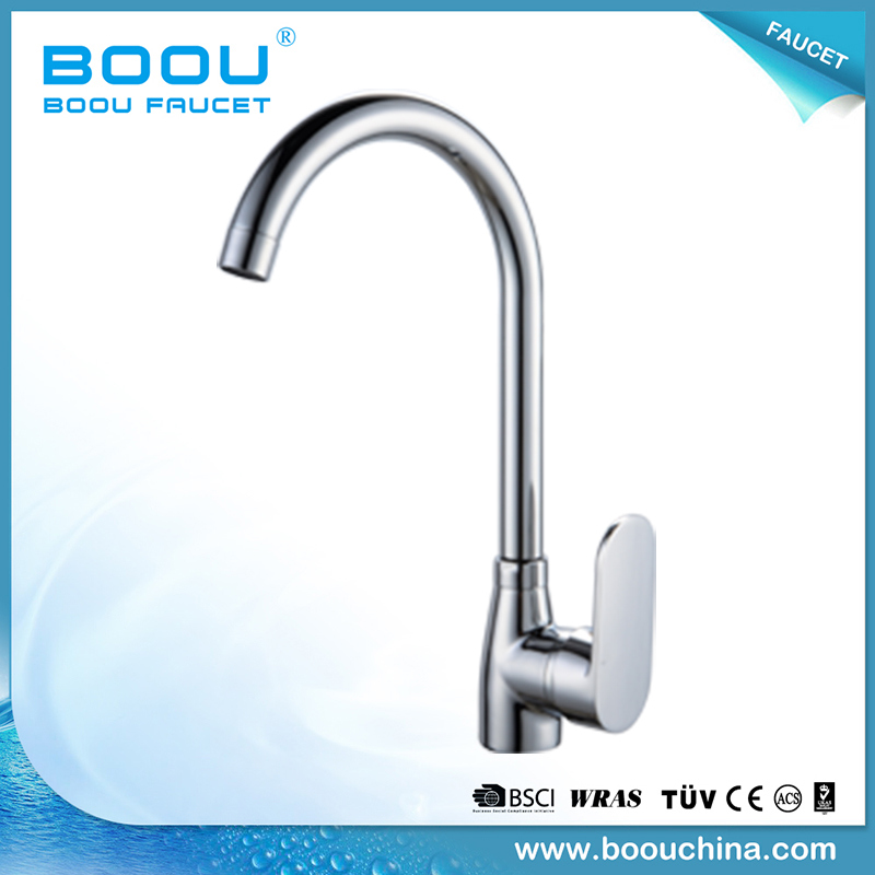 Boou Fashion Design Brass and Zinc Long Neck Faucet for Kitchen