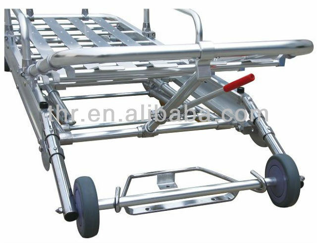 Hospital Ambulance Stretcher Trolley with Wheel