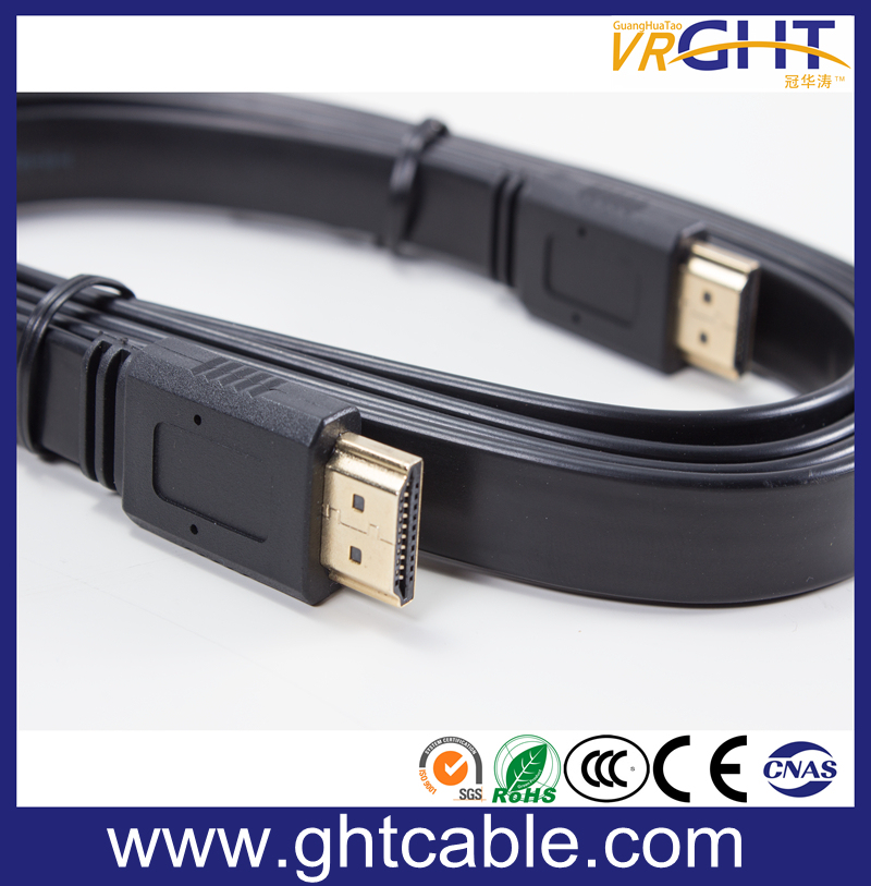 High Defination Flat HDMI Cable for 1.4V/2.0V 4K*2K 1080P (F016)
