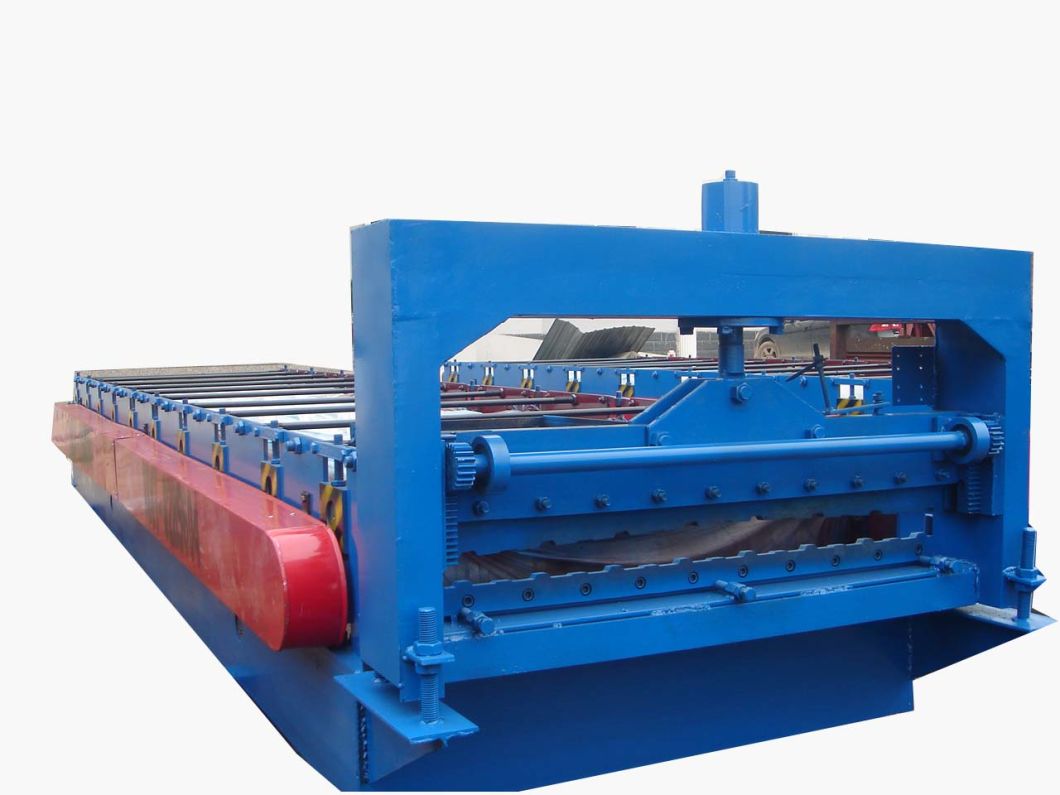 Automatic Double-Deck Roof Tile Roll Forming Machine 840mm Roof Tile