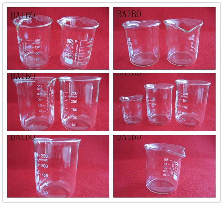 Beaker Low Form with Spout and Graduations