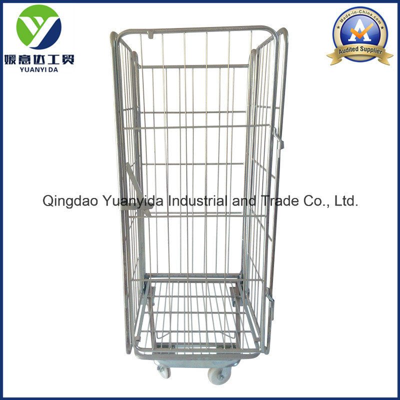 2016 Collapsible Zinc Plated Roll Cage with Wheels