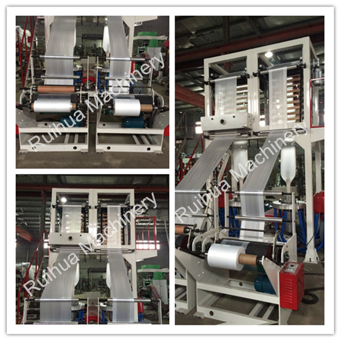 Double Die Single Screw Barrel Film Extruder