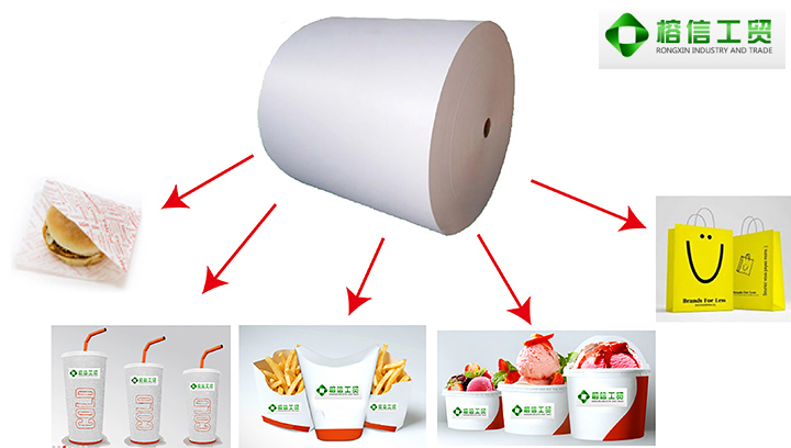 Pha Coated and 100% Biodegradable Paper for Icecream Cup, Soup Bowl, Salad Cup