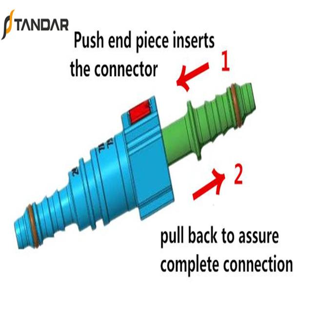 T Type Professional Plastic Quick Connect Fitting for Truck Parts