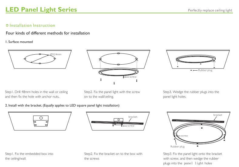 Ce RoHS FCC Kc Passed 220X220mm Square LED Panel Light LED Ceiling Lamp with Sensor