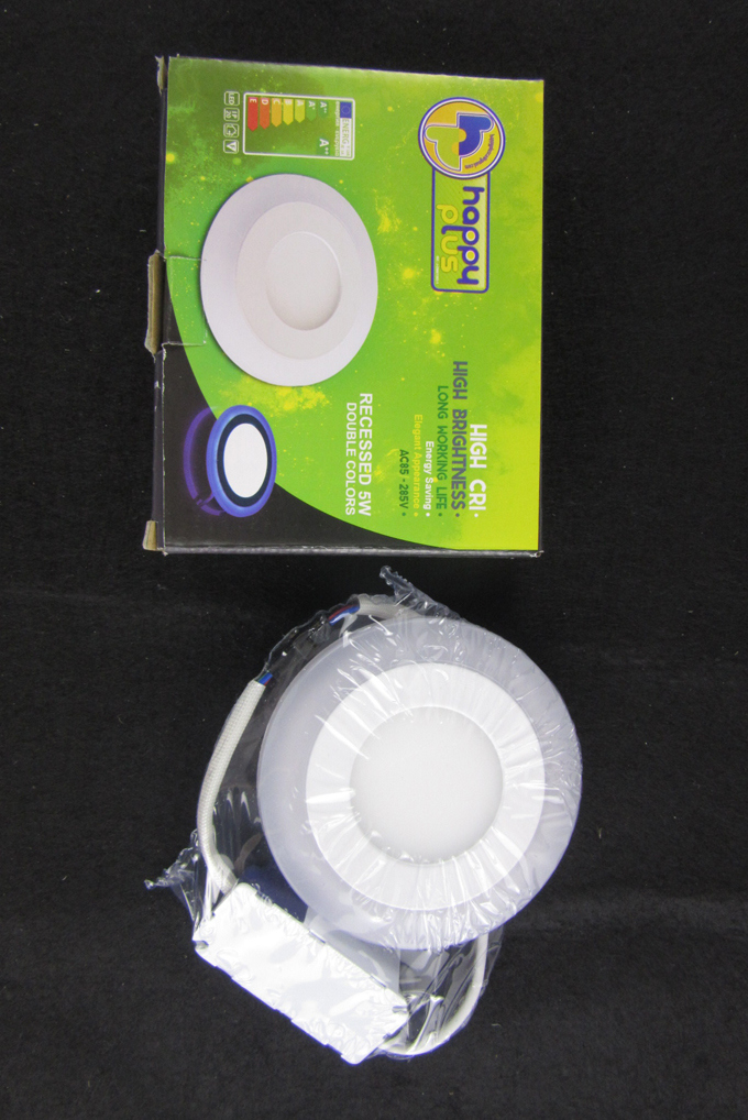 3+2W Dimmable LED Panel Round RGB LED Panel