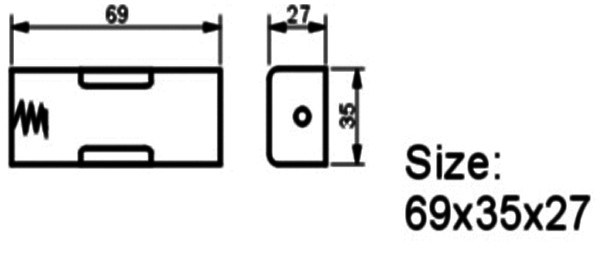 12V Battery Holder 18650 Battery Holder AA Battery Holder