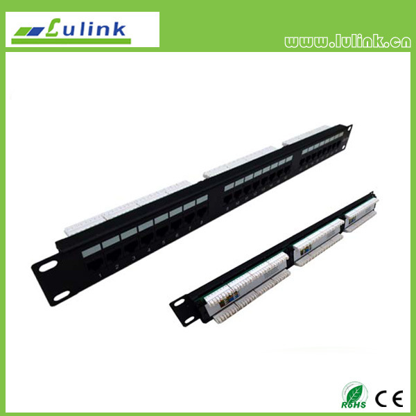 Bar Double Use End Cat5e UTP 24 Port Patch Panel