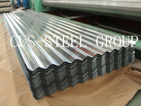 Zero Spangle Shine 0.12*665mm Gi Roofing Corrugated Galvanized Steel Sheet