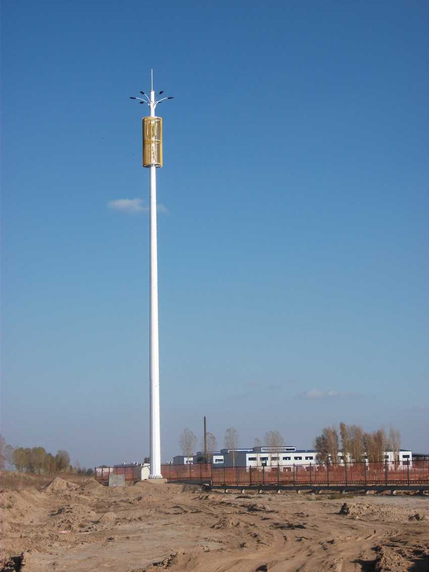 Galvanized Steel Pole Telecommunication Cell Tower