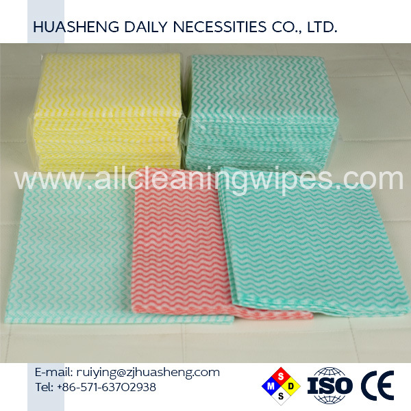 MSDS, FDA Certificated Natural Soft Green Microfiber Car Cleaning Wipes Non-Woven Cloth for Cleaning Kitchen, Wood Floor, Furniture, Glass