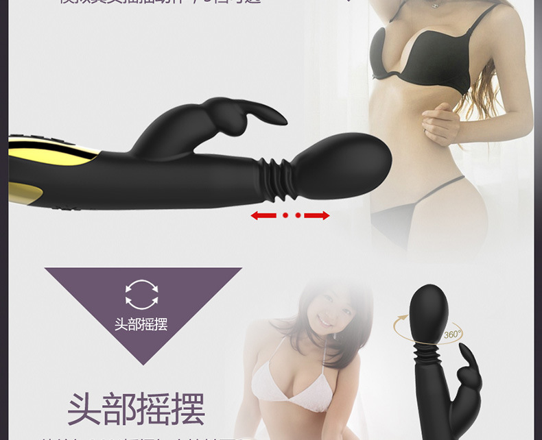 G Spot Vibrator Clitoris Stimulator Women Rabbit Vibrator 10 Speed Rechargeable Erotic Adult Toys