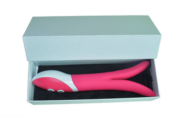Waterproof Silicone G -Spot Massager Multi-Speed Sex Toy Dual Motors Vibrators for Women