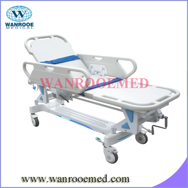 Manual Rise-and-Fall Hospital Medical Stretcher Trolley (simple type)