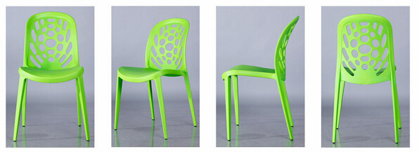 Modern Outdoor Stackable Plastic Chair