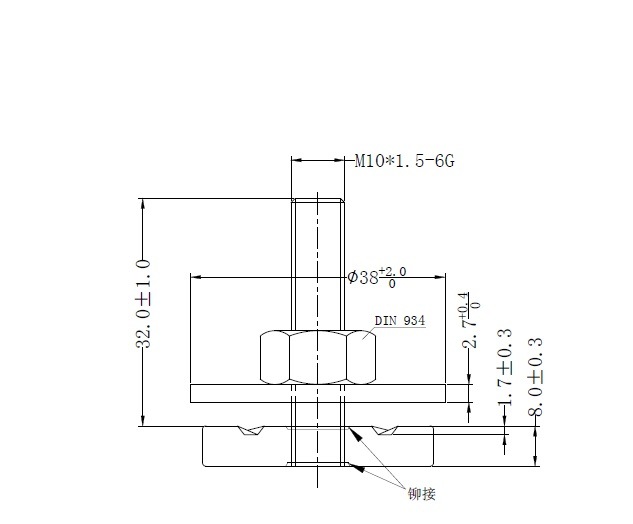 Stainless Steel Stud Nuts M8 M10