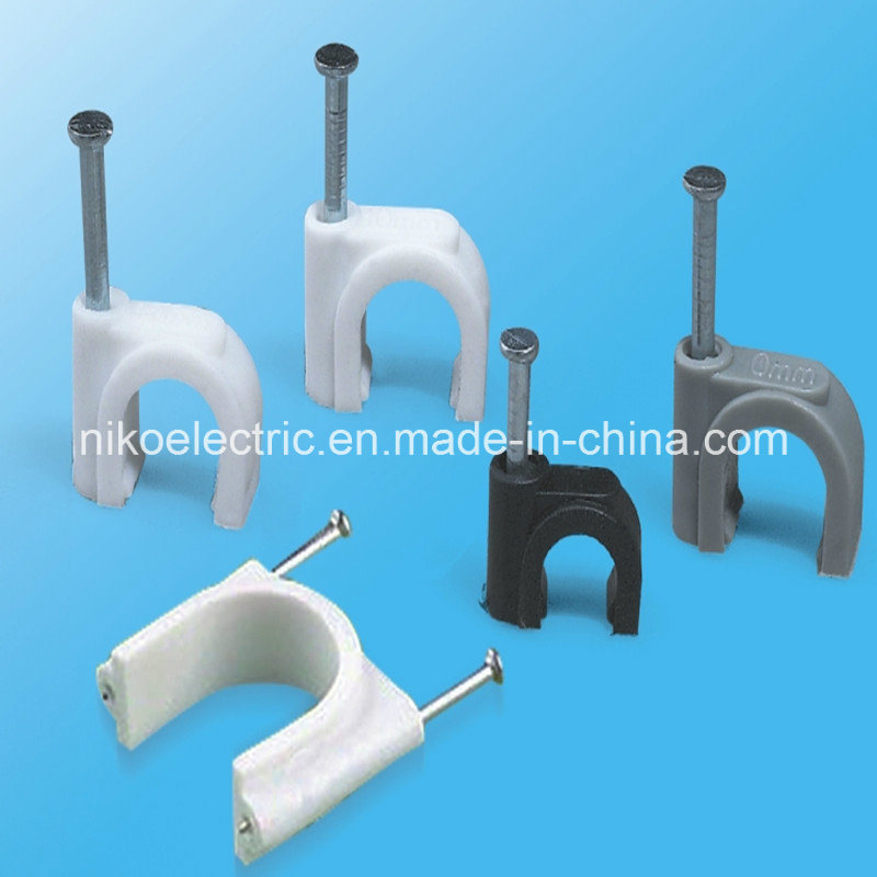 Plastic Material Circle Cable Clips
