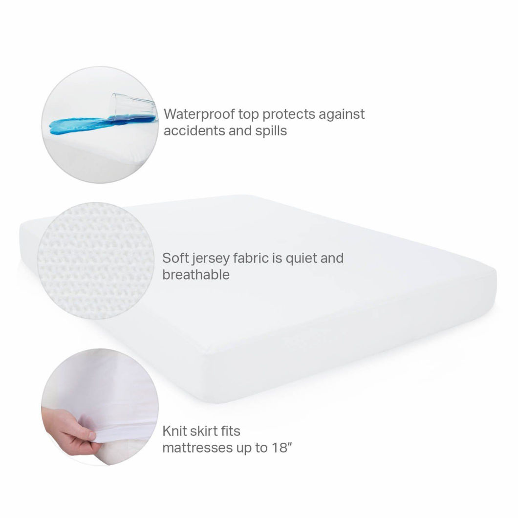 Polyester Jacquard Waterproof Mattress Protector