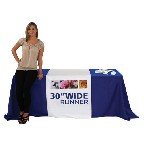 24 Inches Width Logo Printed Fabric Table Runners