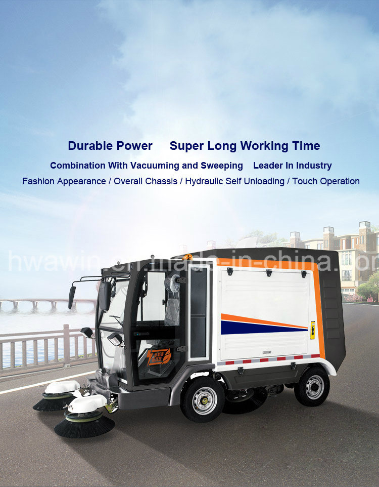 Heavy Duty Lithium Battery Powered Road Sweeper