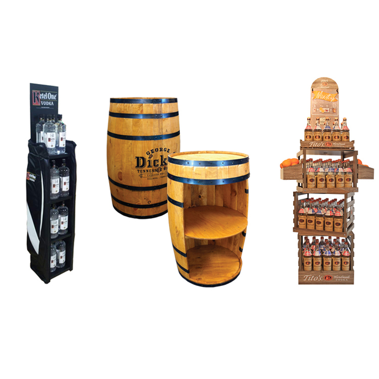 Beer Storage Wooden Display Rack Stackable Wood Crate