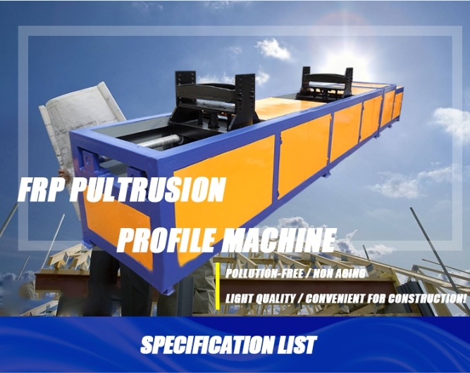 Automatic Pultrusion Machine for Composite Power Pole